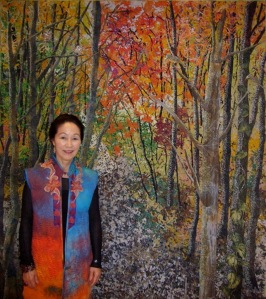 Noriko's quilt Autumn Enchantment