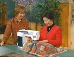 Noriko Endo with Alex Anderson on HGTV Simply Quilts